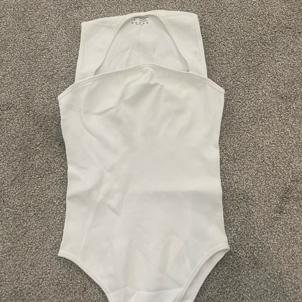 Elegant White Women's Bodysuit